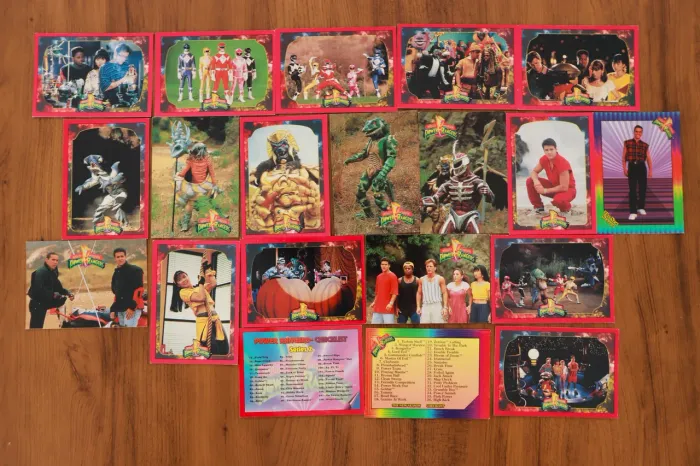 Lote 20 Cards Power Rangers 1994 Saban