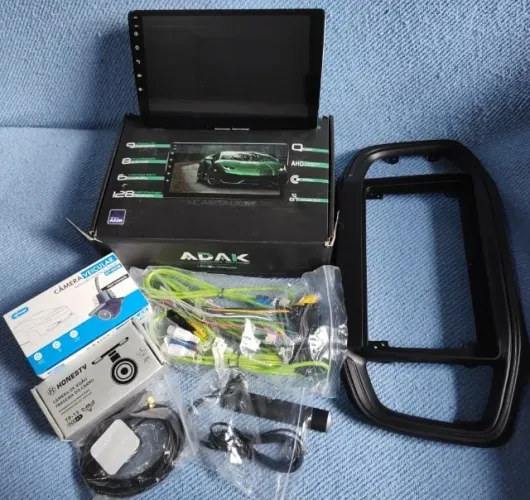Multimidia TOP Fiat Strada cameras diant/traseira Octacore 128gb 6gb Adak 9p Link8s-096128