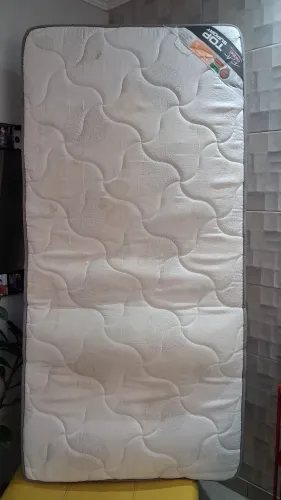 Cama box solteiro colchão com molas