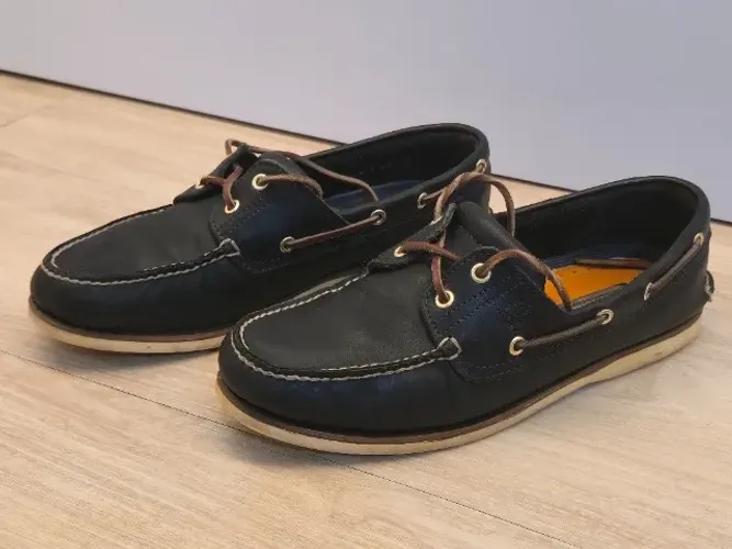 Mocassim clássico da Timberland, cor preta, tamanho 42