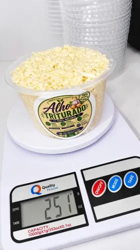 Alho Triturado 250g | 100% Natural | Feira de Santana