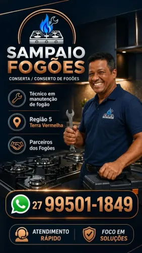 Conserto de fogões.sampaio @ fogões ?