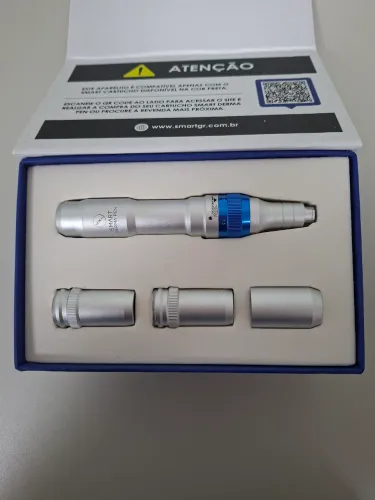 Caneta Dermapen Profissional para Microagulhamento + 2 Baterias Extras