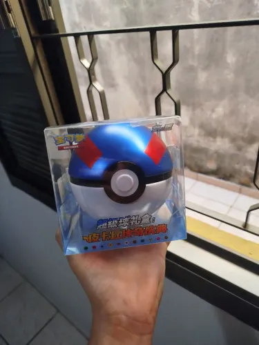 Pokémon TCG - lata greatball chinesa com 2 hits garantidos
