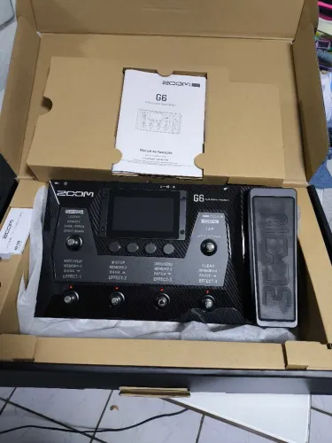 Pedaleira ZOOM G6 (NOVA)