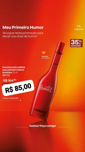 Meu primeiro humor Natura 