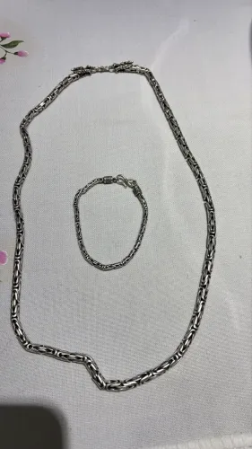 Corrente Bali Ponto Peruano + Pulseira