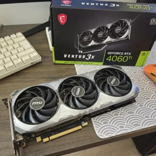 PLACA DE VIDEO RTX 4060 TI 8GB MSI VENTUS 3X - GARANTIA DE 1 ANO