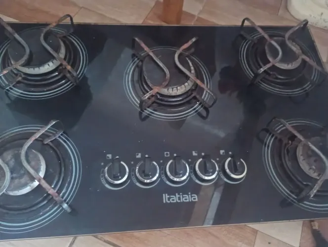 Fogão elétrico Cooktop 5bocas itatiaia