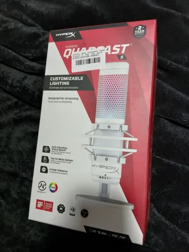 Microfone QuadCast HyperX RGB
