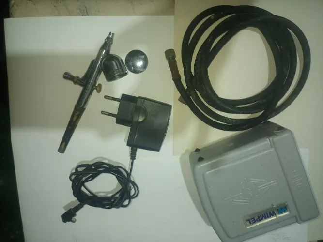 Aerógrafo wimpel e minecompressor