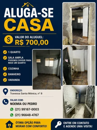 Aluguel de Casa - Costa Barros