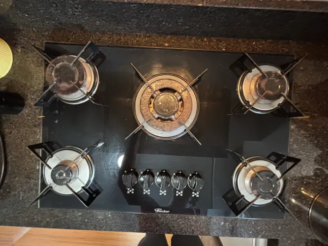Fogão cooktop fisher 5 bocas