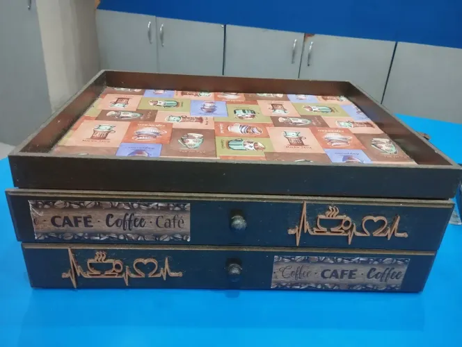 Caixa organizadora para cápsulas de café 