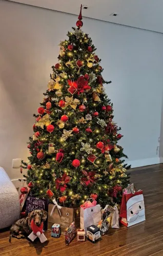 Árvore de Natal Luxuosa - De novela
