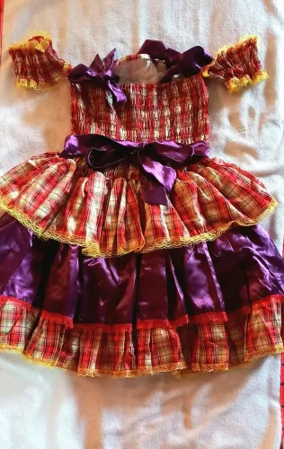 Vestido Junino infantil