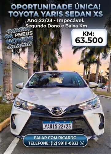 Toyota Yaris XS Sedan 1.5 Flex 16V 4P Aut. 2023