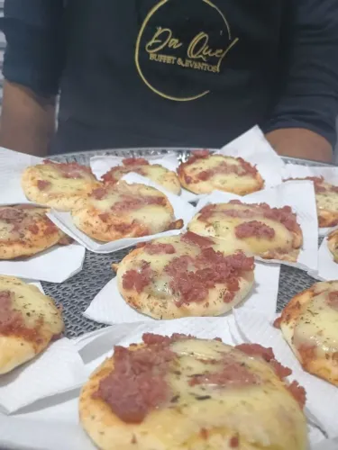 Mini pizza para festas