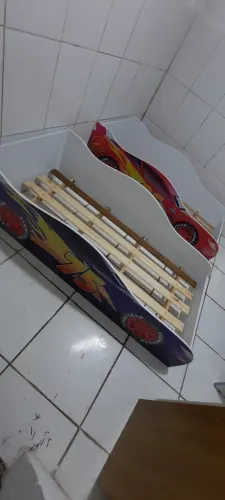 2 cama infantil mcqueen carros  com entrega na regiao chama no zap
