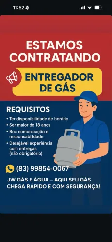Contratamos entregadores 