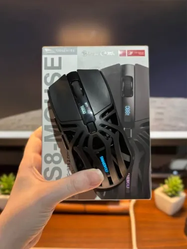 Mouse Gamer Sem Fio SmailWolf RS8 Preto [NOVÍSSIMO]