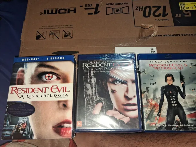 Coleção resident evil 6 filmes mais condenação