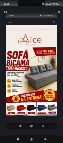 PROMOÇÃO BICAMA SEM ENCOSTO