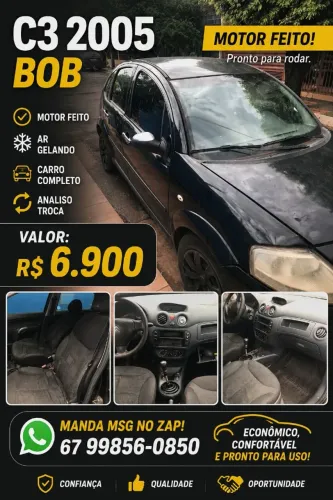 Citroen C3 GLX 1.4/ GLX Sonora 1.4 Flex 8V 5P 2008