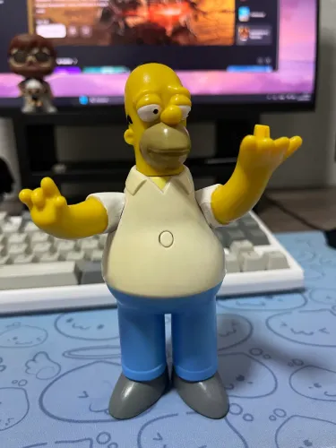 Boneco Homer simpson raro 