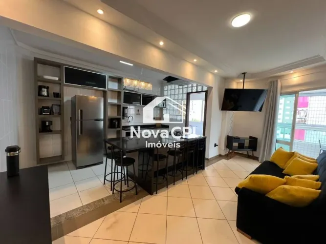 Apartamento Mobiliado para Locação no Canto do Forte 1 Quarto