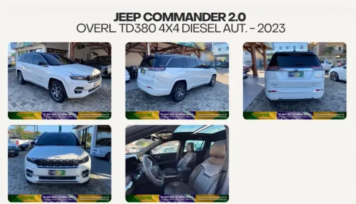 Jeep Commander Overl. Td380 2.0 4X4 Die. AUT 2023