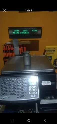 Balança filizola etiquetadora selo inmetro 03 meses garantia instalação gratis 
