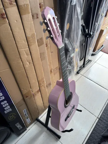 Violão winner rosa infantil adolescente para meninas 