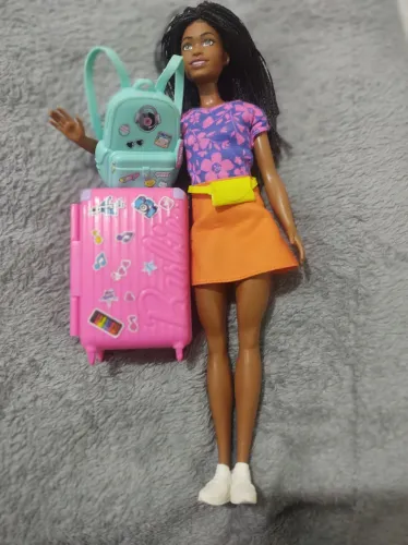 Boneca Barbie Brooklyn Conjunto De Viagem Mattel