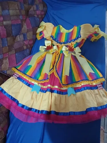 Vestido infantil São João