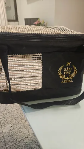 Bolsa Transporte Flexível GOL Latam São Pet Viagem Aérea Cachorro Gato 43x32x24cm