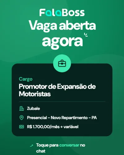 Promotor(a) de Expansão de Motoristas da 99 | Novo Repartimento - PA