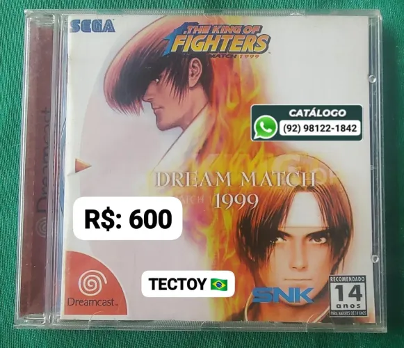 The King Of Fighters Dream Match 1999 = R$: 600