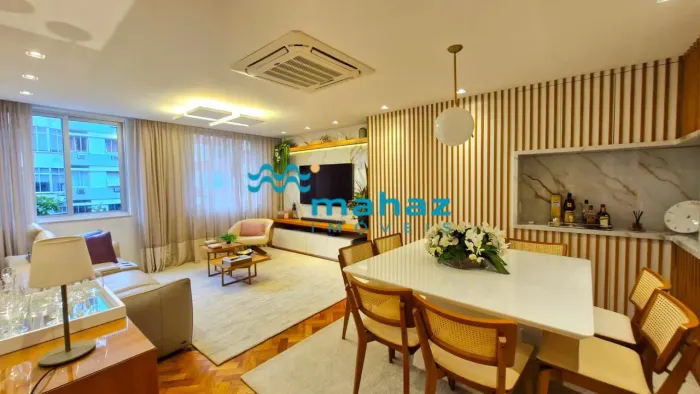 Apartamento Reformado | Mobiliado | 3 atual 2 Quartos (1 Suíte) | Ipanema