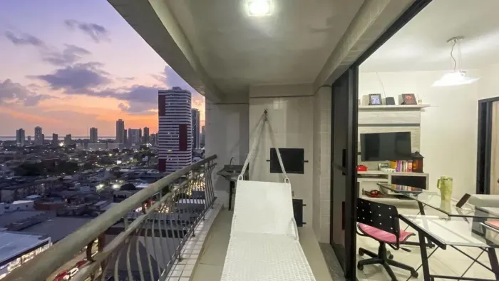 VENDO APTO ED PARC PARADISE MOBILIADO COM 3/4 SENDO 2 SUÍTES E 2VGS