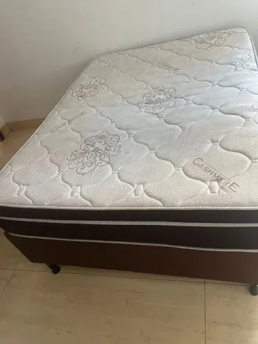 CAMA BOX CASAL MOLAS ENSACADAS _ FAÇO ENTREGA 