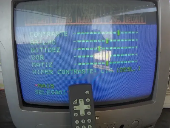 tv semp 14 polegadas com controle