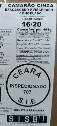 Filé de Camarão esvircerado