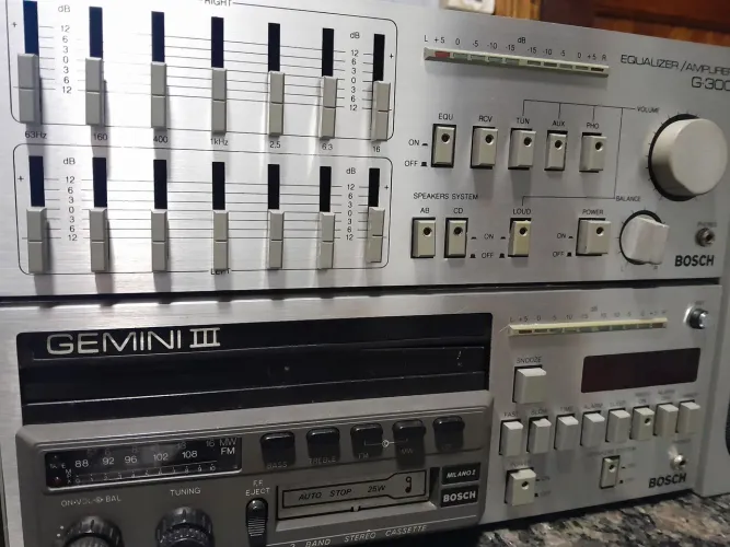 Vendo sistema de som bosch gemini lll