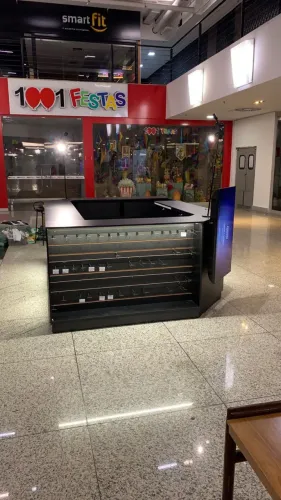 Quiosque 3x2 modulado para shopping