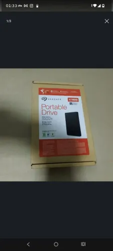 HDD Externo Seagate 1TB - Novo, Lacrado na Embalagem (R$250)