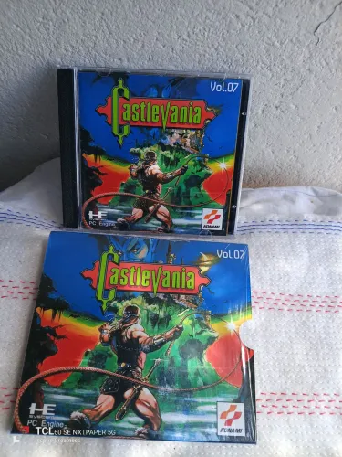 Hucard Repro - Nec Pc Engine TurboGrafx - Game ou jogo - Castlevania - CIB - Vintage