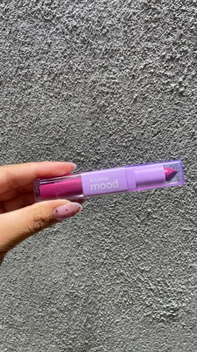 Batom matte Ruby Rose Mood 2em1 Pink