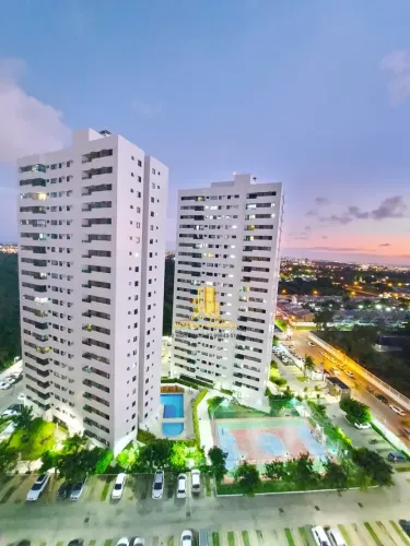 Nature Park Antares. Apartamento com 3/4, varanda, andar alto