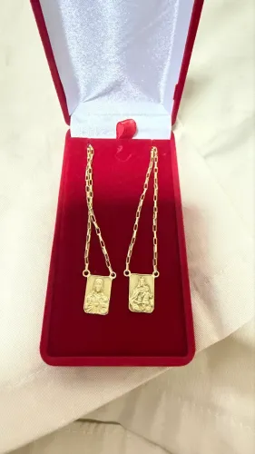Escapulário ouro 18k - 10 gramas